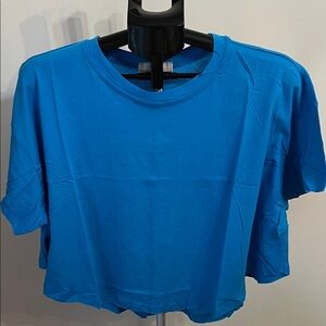 New Zenana Round Neck Short Sleeve Crop T-Shirt